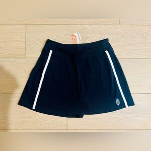 Free people movement athletic tennis skirt/skort black white NWT size small